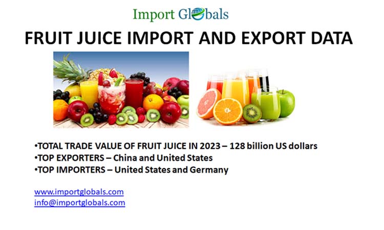 Fruit Juice Import Export Data