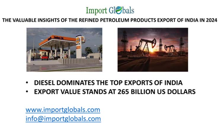 The Valuable Insights of the Refined Petroleum Products Export of India in 2024