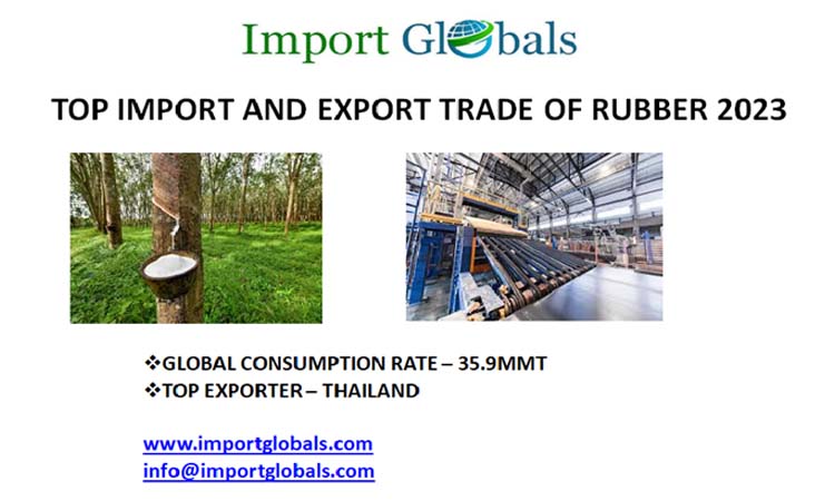 Rubber Import and Export Data 2023