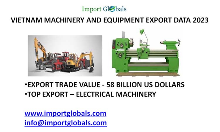 Vietnam Machinery and Equipment Export Data