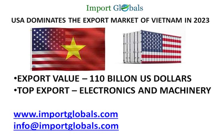 USA Dominates the Export Market of Vietnam