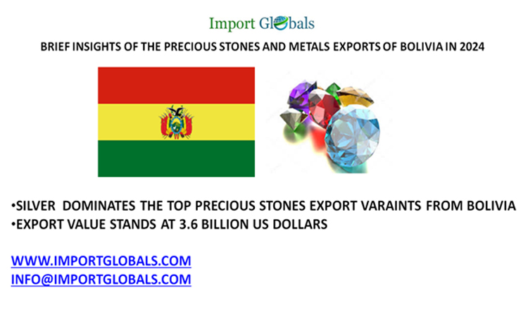 Brief Insights of the Precious Stones and Metals Exports of Bolivia in 2024