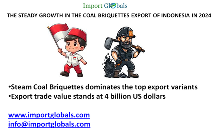 The Steady Growth in the Coal Briquettes Export of Indonesia in 2024